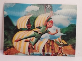 Vintage Walt Disney Peter Pan Lenticular 3-D Postcard WC Jones 1966 - £7.09 GBP