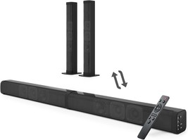 Detachable Two-In-One Tv Soundbars, 360° Surround Sound System Soundbars... - £46.99 GBP