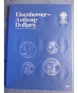 Whitman Eisenhower and Anthony Dollars Coin Folder 1971-1981 Album Book ... - £7.65 GBP