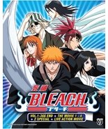 Bleach Complete (Vol.1-366 END &amp; 4 Movies) Anime DVD [English Dub] [Free... - $172.31 CAD