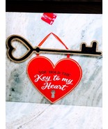 Valentines Wall Hanging Sign. “You Hold The Key To My Heart”. 16 X 10  I... - $24.63