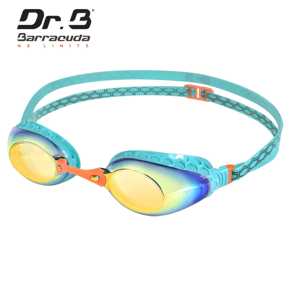 Sporting Barracuda Dr.B Myopia Swimming Goggles Anti-Fog UV Protection Mirrored  - £58.85 GBP