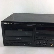Vintage Kenwood KX-W4050 Stereo Dual Cassette Deck Powers On Does Not Engage - $69.99