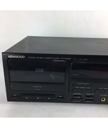 Vintage Kenwood KX-W4050 Stereo Dual Cassette Deck Powers On Does Not En... - $95.92 CAD