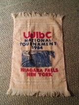 000 VTG WIBC Bowling National Tournament Towel Niagara Falls New York 1984 - £15.81 GBP