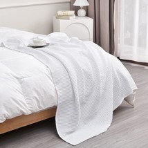 The Phf 100 Percent Cotton Waffle Weave Throw Blanket Measures 50&quot; By 60&quot;. It Is - £28.73 GBP