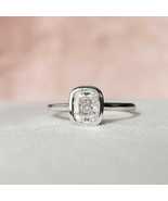 1.5 CT Cushion Cut Bezel Set Solitaire Ring in 925 Sterling Silver, Engagement - $143.00