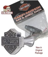 HARLEY DAVIDSON Bar &amp; Shield Pull Knob Antique Pewter Finish HDL-10110 - $14.95