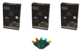 Christmas String Lights Mini LED 25&#39; 50-ct Multicolor, Celebrations 5MM5... - $829.38 MXN