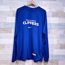 Aqua Caliente San Diego Clippers NBA G League Nike Raglan Jersey Blue Mens LT - £51.93 GBP