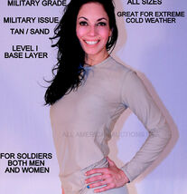 All Sizes Defect MILITARY Gen III ECWCS L1 Thermal Silk Weight Shirt Tan... - $14.07