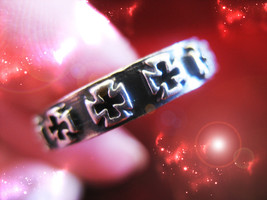 Haunted Ring Templar Rise To The Highest Power Highest Light Collection Magick - £298.05 GBP