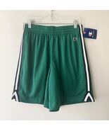 Champion Sz S Green Basketball Shorts Pull On Waist Drawstring - $317.40 MXN