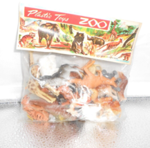 Vintage Zoo Animals in Package Lot 24 Painted Hong Kong giraffe elephant lion - £22.92 GBP