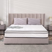 Queen Mattress, 10 Inch Hybrid Queen Mattress With Bonnell Coil, High Density - £160.74 GBP