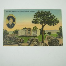 Linen Postcard Look Out Mountain Colorado Grave Of Buffalo Bill Vintage UNPOSTED - £6.28 GBP