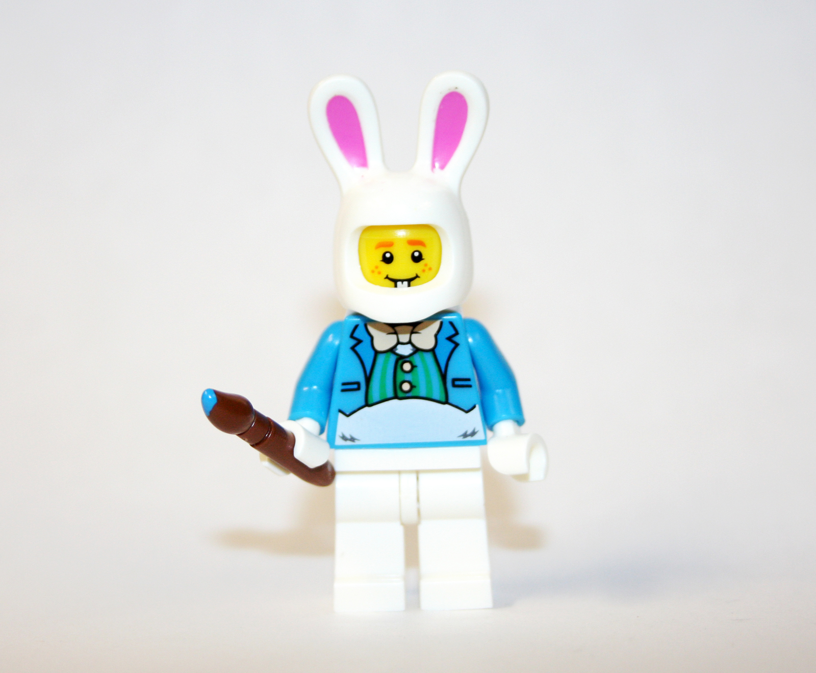 Easter Bunny Rabbit HolidBoy In Suit V2 Custom Minifigures - $8.34