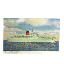 Vintage 1965 Cunard Franconia Steamship Cruise Ship Postcard Postally Used - £9.72 GBP
