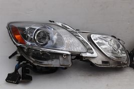 07-11 Lexus GS450h SMOKE HID Xenon AFS Headlight Lamps Set LH&RH POLISHED image 5