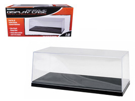 Collectible Display Show Case 1/18-1/24 Scale Model Cars w Black Plastic Base Gr - £26.85 GBP