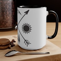 Accent Coffee Mug - Rustic Nature Symbolism - Available in 11oz and 15oz - £21.32 GBP+