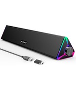 Lenrue Computer Speakers For Desktop,Pc Speakers With, Usb-C Adapter Inc... - $32.99