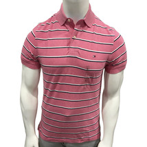 Nwt Tommy Hilfiger Msrp $61.99 Men&#39;s Pink Short Sleeve Polo Shirt Size S - £21.23 GBP