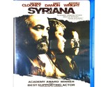 Syriana (Blu-ray Disc, 2005, Widescreen) Like New !  Matt Damon  - $11.28