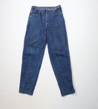 Vintage 90s Streetwear Womens 13/14 Distressed Acid Wash Tapered Leg Den... - $29.65