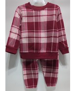 Garanimals Toddler Girl 2 Piece Fleece Top &amp; Jogger Pant Set, Red Size 24M - €14,54 EUR