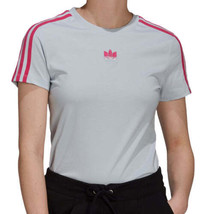 adidas Womens Cotton Trefoil Slim T-Shirt Size Medium - £27.42 GBP