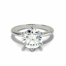  2 Ct -7mm Excellent D-VVS1 Cushion Cut Moissanite Engagement Ring In 14k Gold - £403.01 GBP