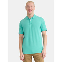 George Men&#39;s Pique Polo Shirt Short Sleeve Size LARGE (42-44) Jungle Tea... - $16.99
