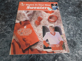 Crochet Styles in your Size Sweaters by Annie&#39;s Attic - £3.91 GBP