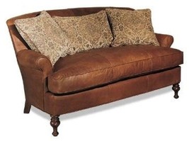SETTEE SETTEE REPRODUCTION REPRODUCTION WOOD LEATHER WOOD LEATHER REM MK- - $8,649.00