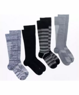Tommie Copper 4PK UltraTemp UltraGuard Over Calf Socks M Medium Black St... - $41.37 CAD