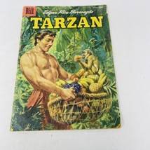 Tarzan Black Cloaks Dell Comic 79 1956 Russ Manning Painted Cover - $5.93