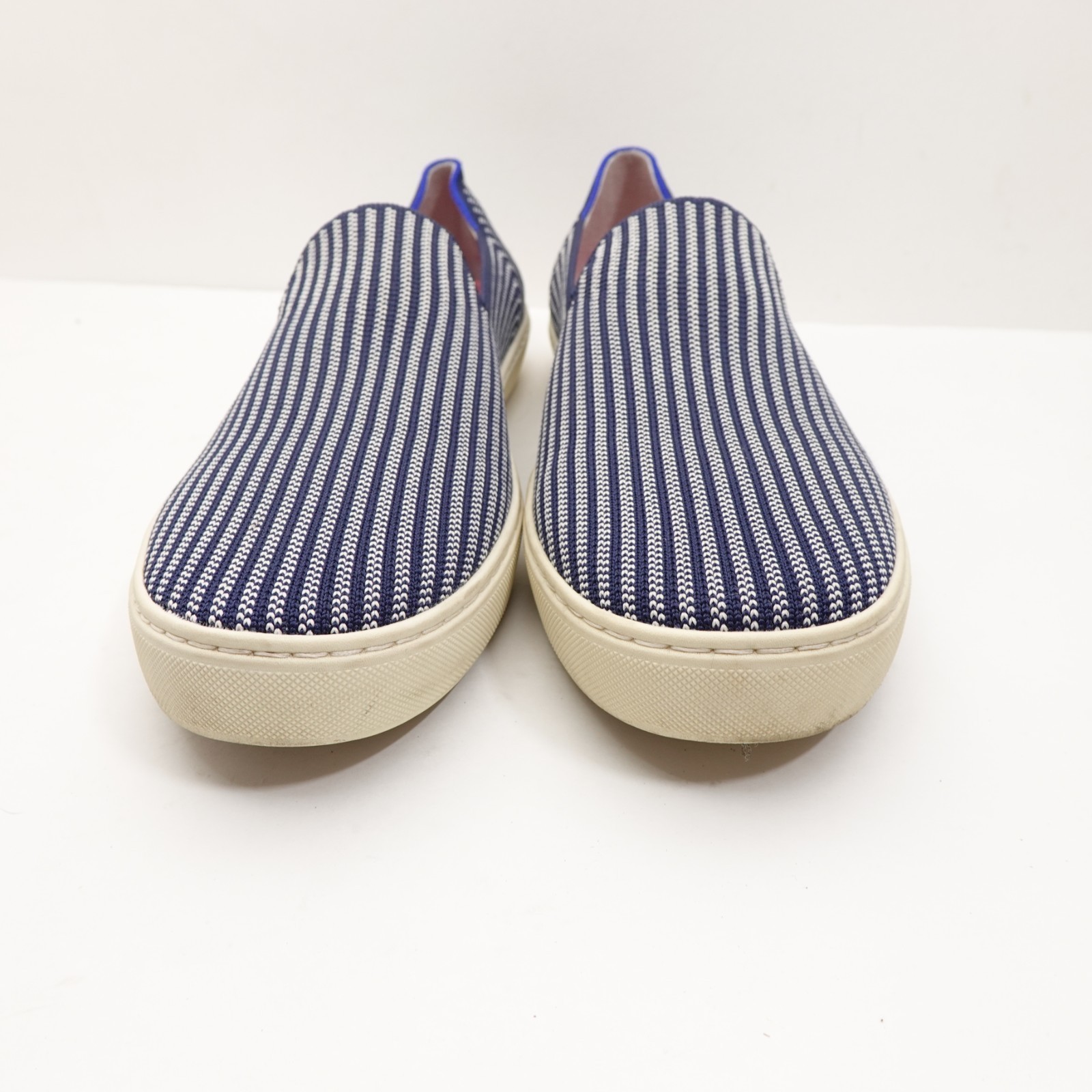 ROTHY'S Shoes Womens Size 11 Riviera Pinstripe Blue Slip On Casual Item image 3