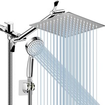 High Pressure Rainfall Shower Head, Rain Shower Head With Height/Angle - £33.80 GBP