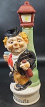 Vintage Decanter Music Box Ceramic for Hes a Jolly Good Fellow 13&quot; - £47.47 GBP