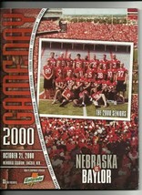 2000 NCAA Football Program Baylor @ Nebraska Oct 21st - £11.34 GBP