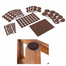 184 Brown Adhesive Backed Felt Pads Dots Button Furniture Slide Floor Pr... - £24.63 GBP