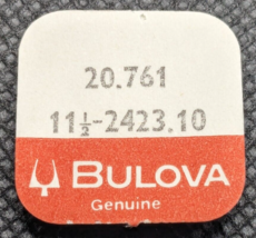 NOS Genuine Bulova Accutron Quartz 11 1/2 - 2423.10 Watch Cell Strap Part 20.761 - £10.10 GBP