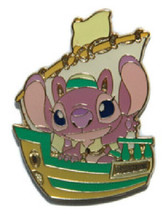 Disney Lilo &amp; Stitch Experiment 624 Angel Sailing in a Boat Tokyo Resort pin - £10.95 GBP