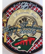 Minnesota Wild 2008 Happy Thanksgiving Puck NHL Special Edition Holiday ... - £12.10 GBP