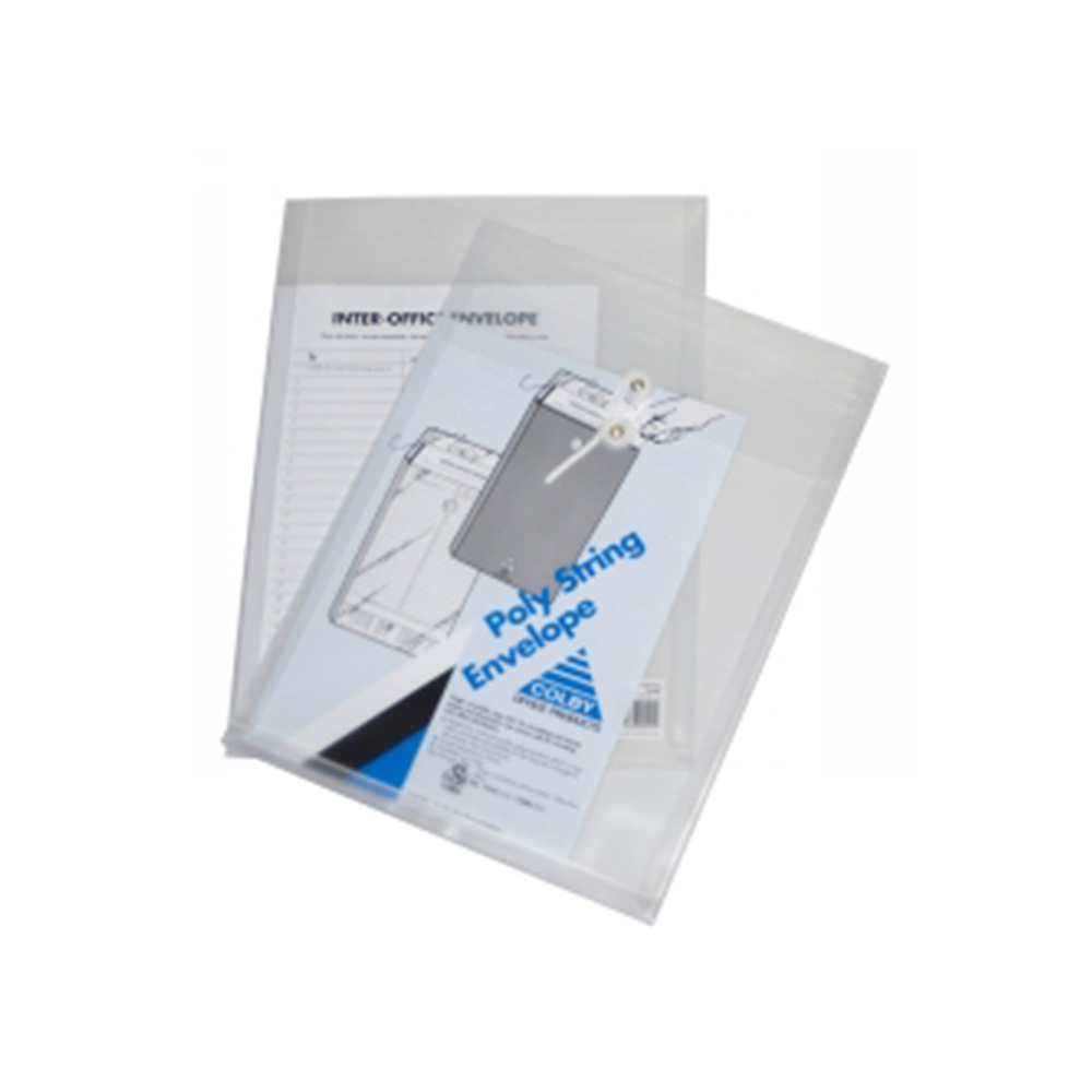 Colby Clear Poly String Envelope B4 - $31.48