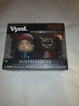 Netflix Stranger Things Vynl Vynyl Collectibles Figures Dustin &amp; Lucas F... - £17.32 GBP