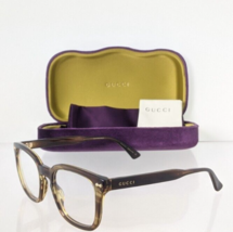 Brand New Authentic Gucci Eyeglasses GG 0184 010 Brown GG 0184O 50mm - $197.99