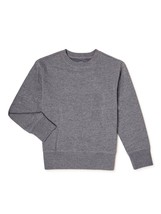 Athletic Works Boys Long Sleeve Fleece Sweat Shirt LARGE HUSKY Gray - £10.50 GBP