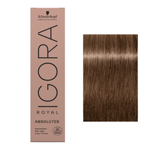 Schwarzkopf IGORA ROYAL Absolutes Hair Color, 7-460 Medium Blonde Beige Chocolat